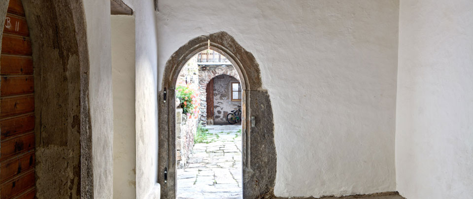 Interno del convento di Certosa in Val Senales