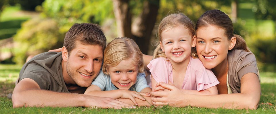 Famiglia in vacanza in albergo in Val Senales