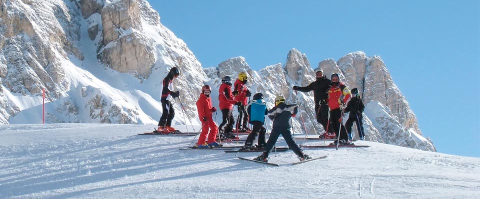 Val Senales, bambini a scuola di sci