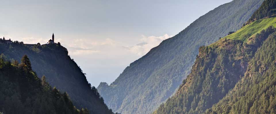 Vista mozzafiato su Val Senales e Monte Santa Caterina